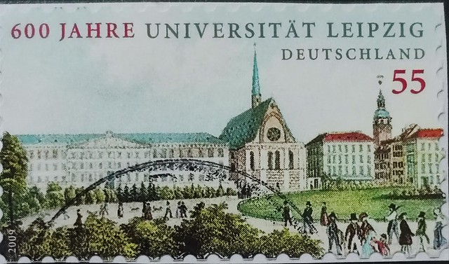 Deutsche Post 55 ct stamp - 600 Jahre Universität Leipzig 2009