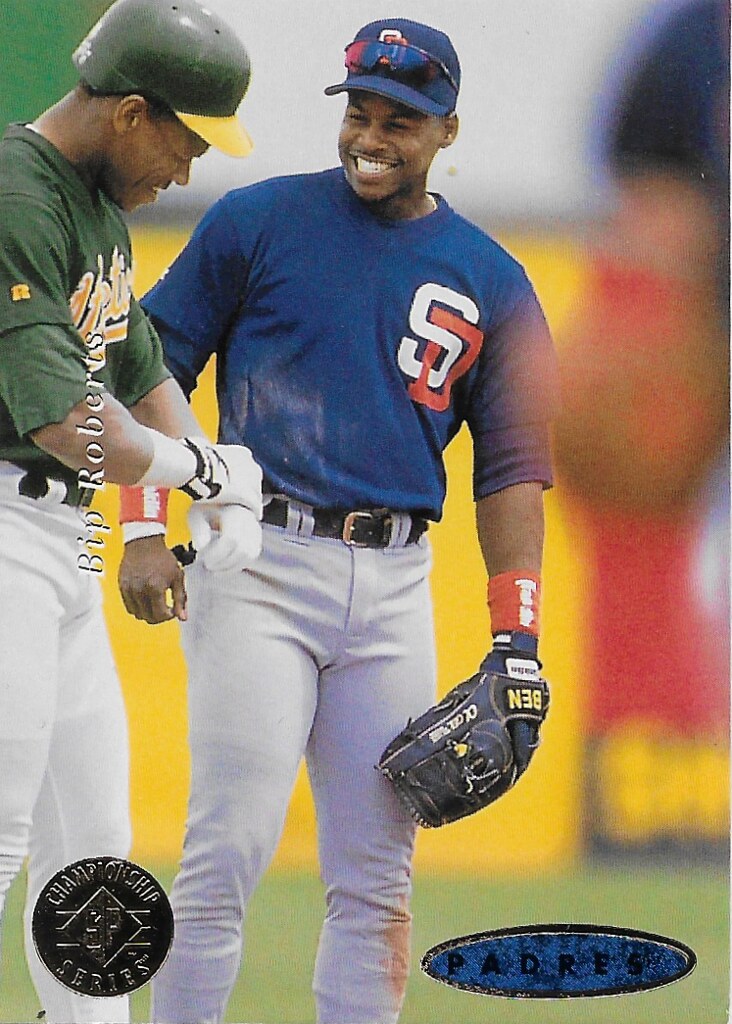 Henderson, Rickey - 1995 SP Championship Series #92 (cameo with Bip Roberts)