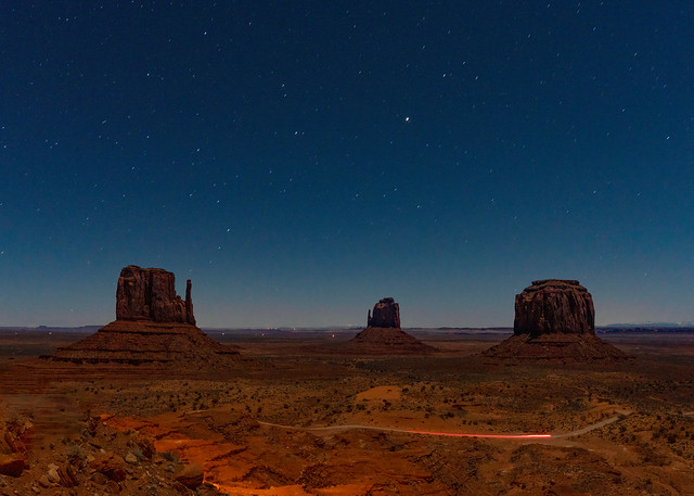 Monument Valley Under the Stars