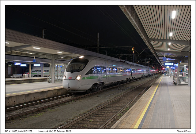 DB 411 026 - Innsbruck Hbf - ICE1202 (25-02-2023)