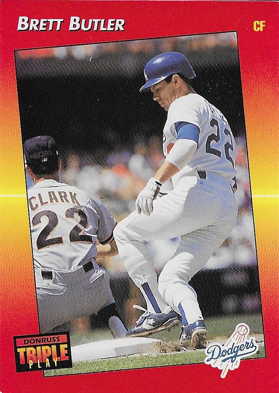 Clark, Will - 1992 Triple Play #59 (cameo with Brett Butler)
