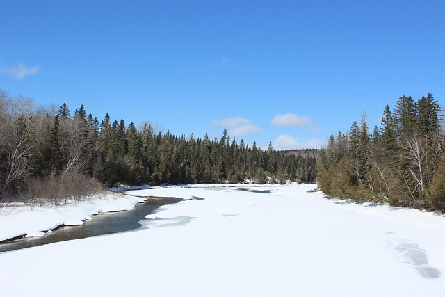 Little Main Restigouche River in Winter
