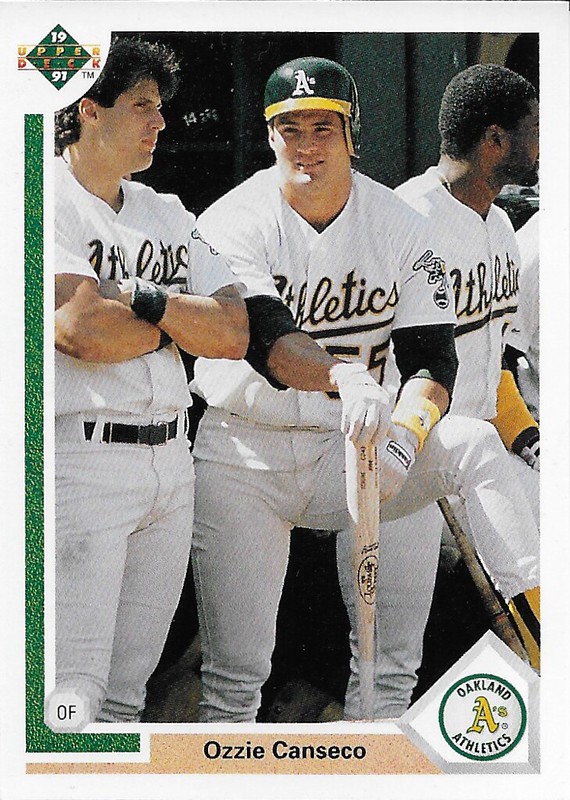 Canseco, Jose - 1991 Upper Deck #146 (cameo with Ozzie Canseco)