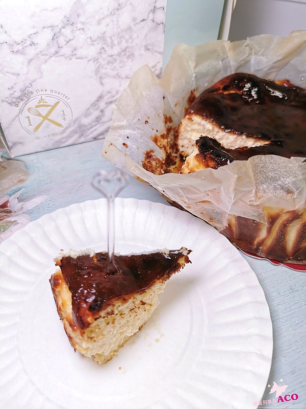 吃：【宅配甜點推薦】一又四分之一～巴斯克乳酪，可可布蕾，宅配蛋糕 19