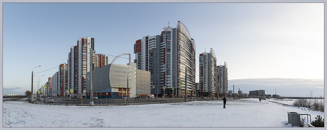 The singing sails - new generation of the St Petersburg's sea facade buildings