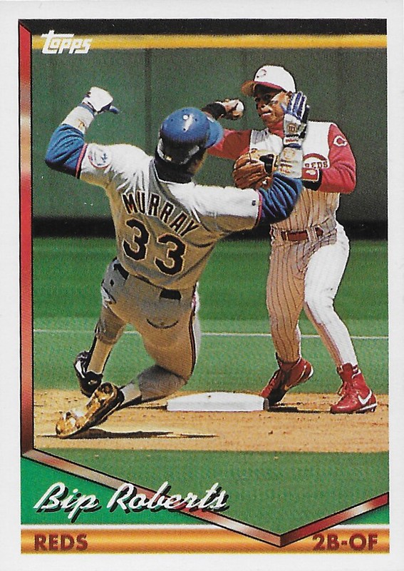 Murray, Eddie - 1994 Topps #733 (cameo with Bip Roberts)
