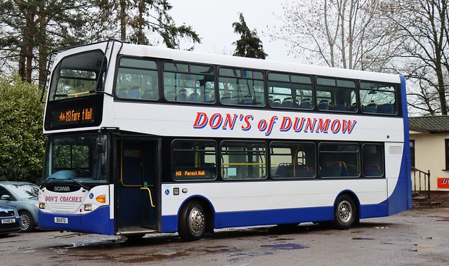 Don's of Dunmow DUI 672 in the depot after working afternoon student services.