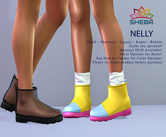 [Sheba] Nelly Boots & Socks