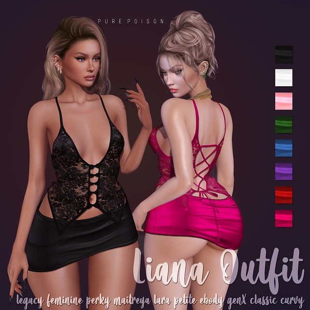 Pure Poison - Liana Outfit - FaMESHed