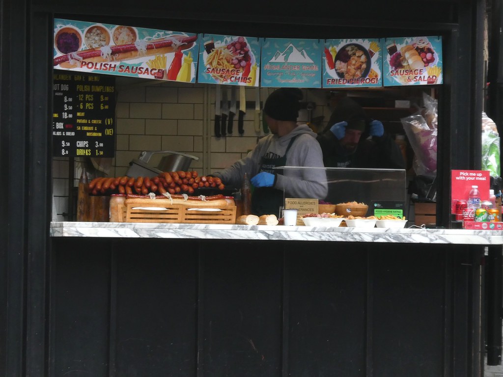 Polish food stall in Camden