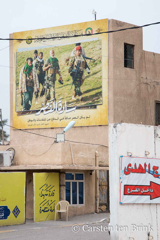 Iraq - Basra - one of many billboards - I assume of a militia