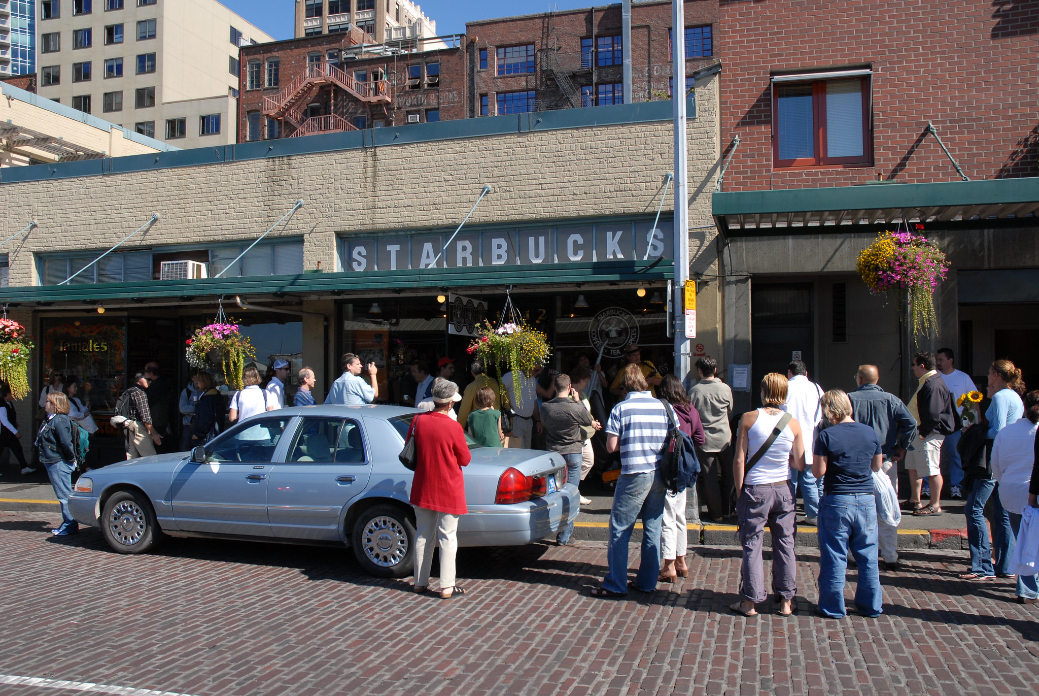 The original Starbucks in Pike Place, Seattle