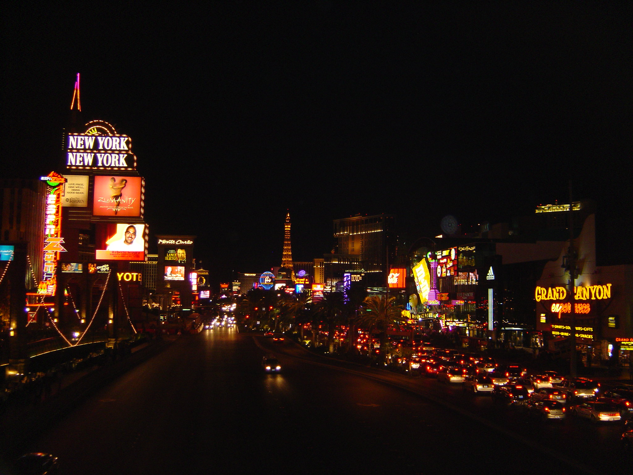 Another nighttime Las Vegas view