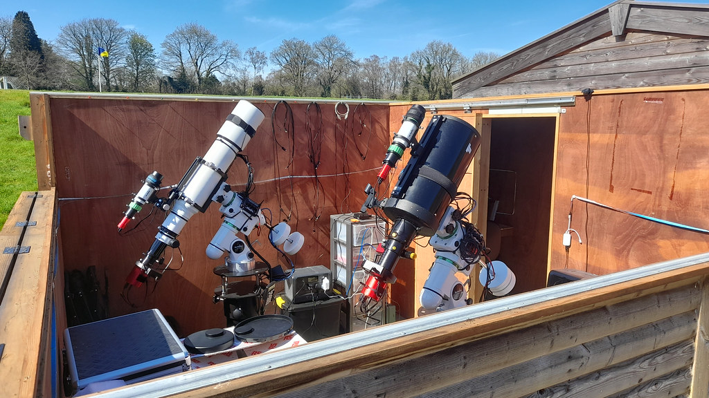 Telescopes in the observatory