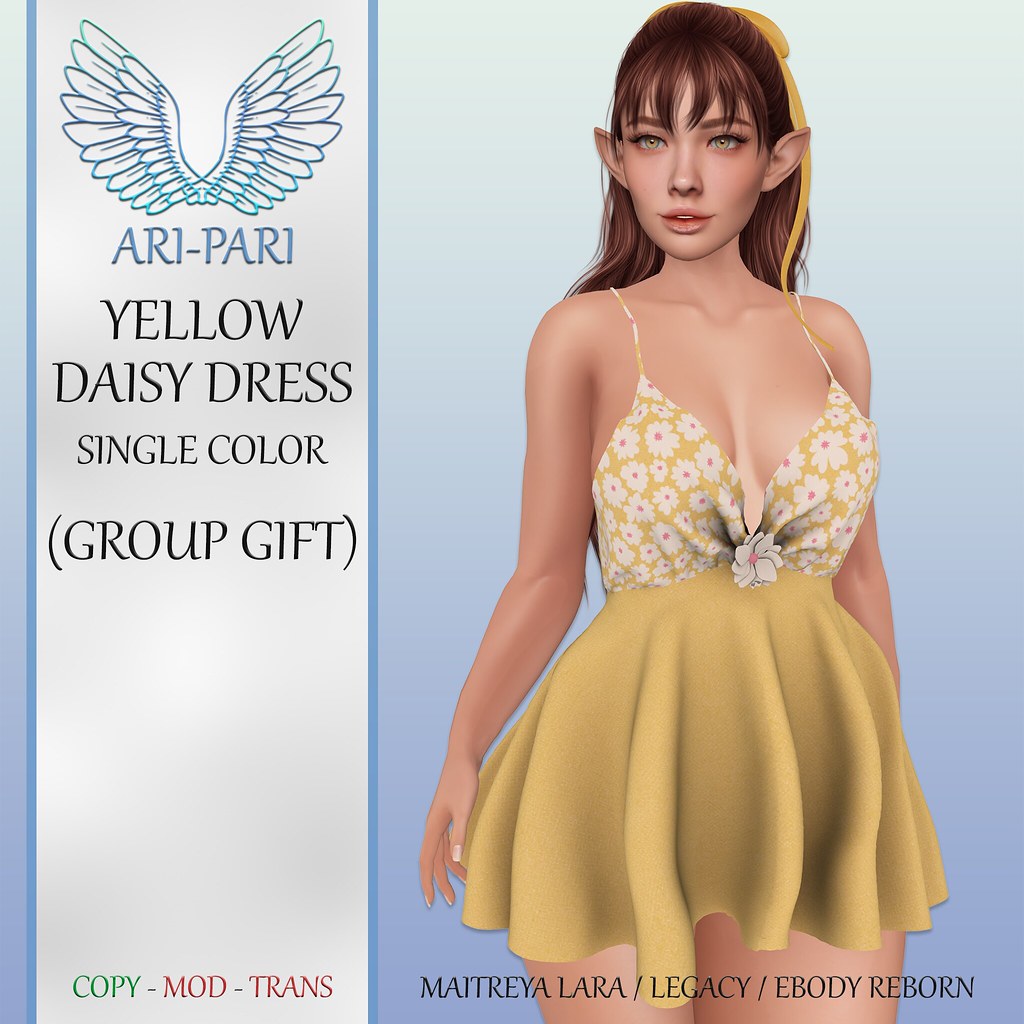 [Ari-Pari] Yellow Daisy Dress – Group Gift