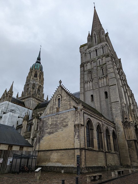 Bayeux Cathedral and Street