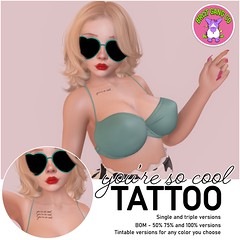 BGC - You're So Cool Tattoo