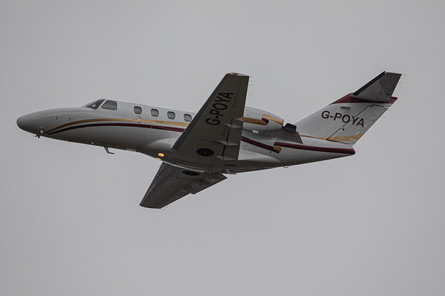 G-POYA | Cessna C525 CitationJet | Synergy Aviation | Newcastle Airport | 24/03/2023