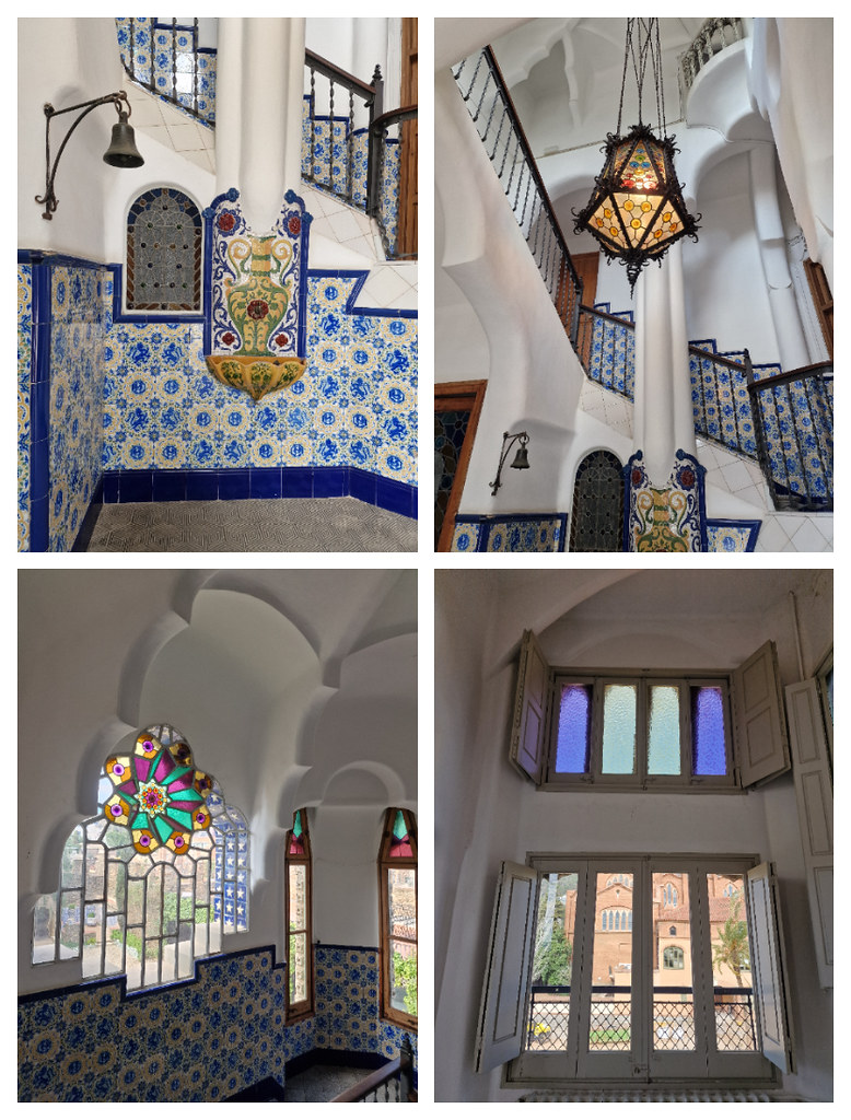 Inside Gaudi's Bellesguard, Barcelona