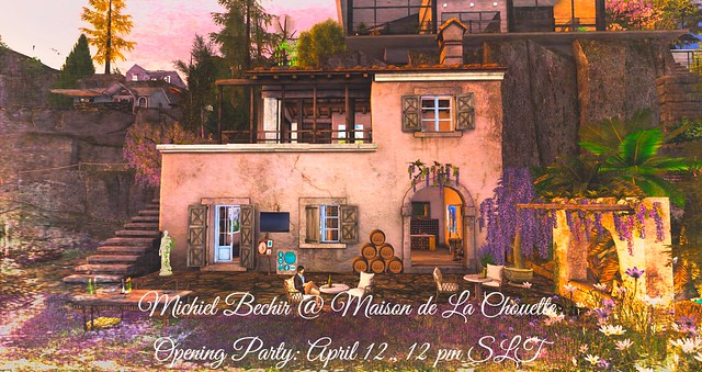 This Wednesday 12.00 pm: Opening Party Michiel @ Maison de La Chouette