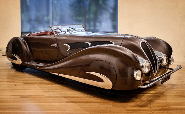 1937 Delalahaye 135MS. One of a kind with Fugio & Galalschi customization.