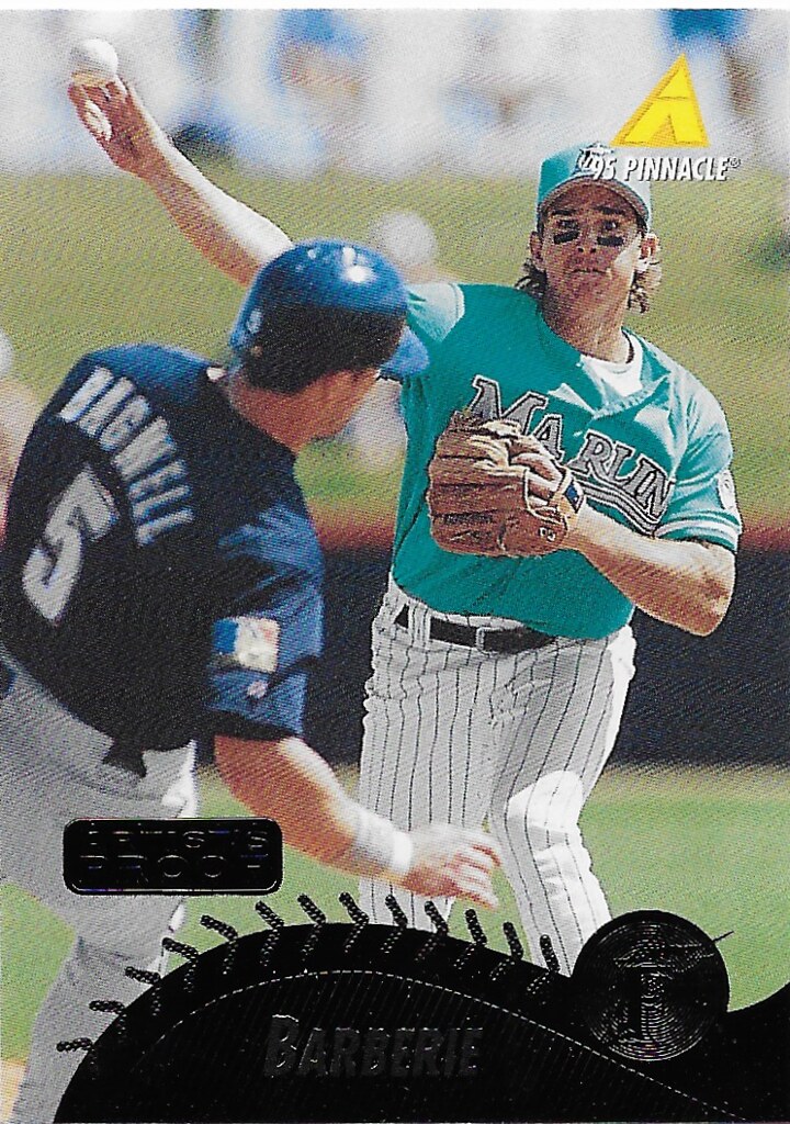 Bagwell, Jeff - 1995 Pinnacle Artist's Proof #80 (cameo with Bret Barberie)