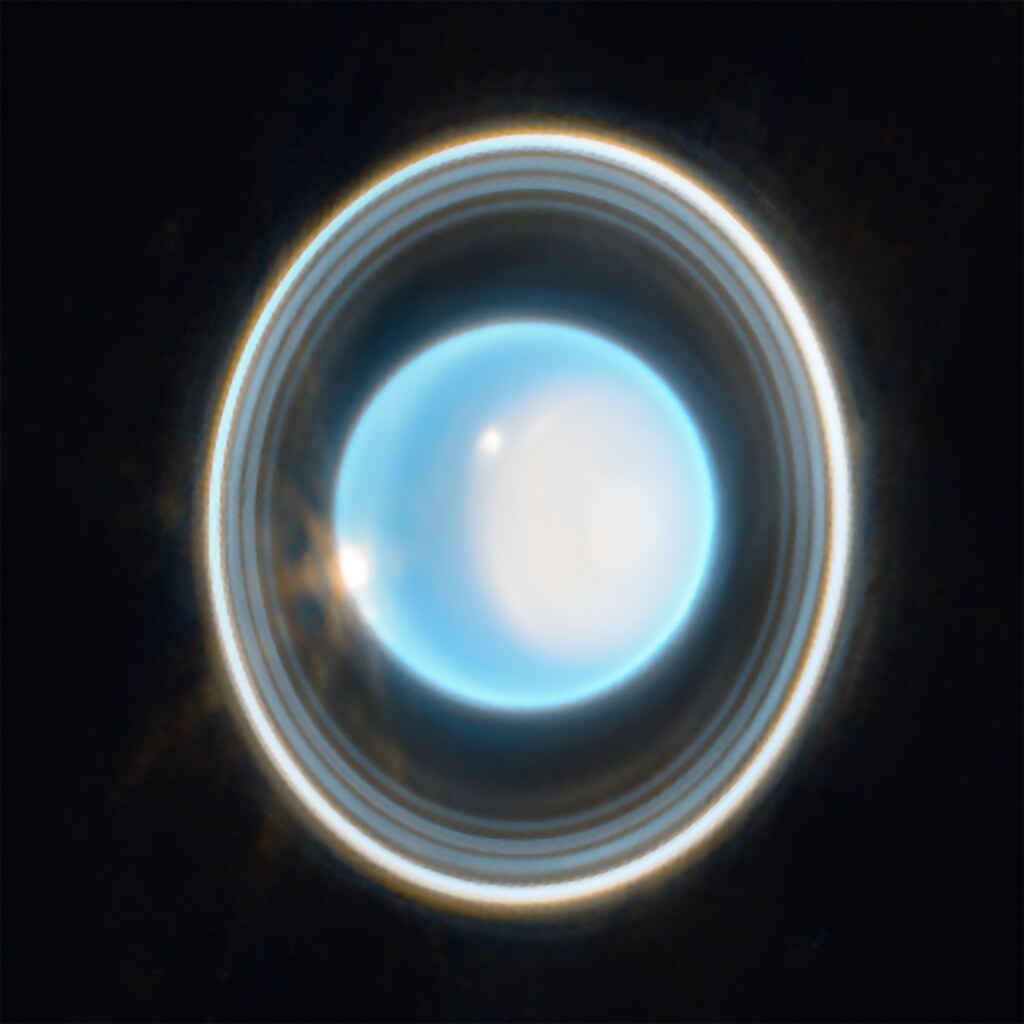 NASA’s Webb Scores Another Ringed World With New Image of Uranus