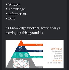 Moving up the pyramid with Readwise