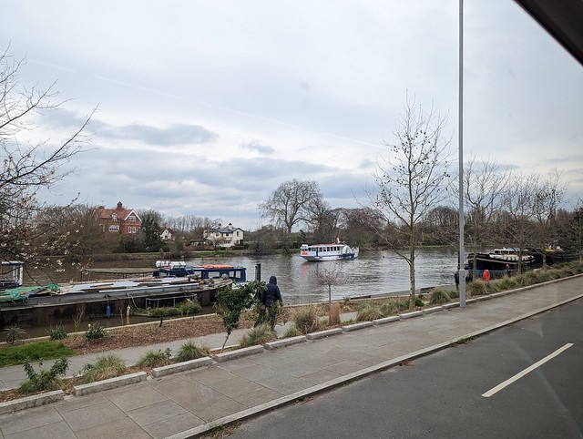 Route 465, meets the Thames at Kingston.