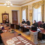 6 апреля 2023, Экзамен у священнослужителей Тверской епархии по окончании курсов повышения квалификации духовенства