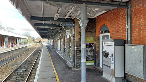 Thetford station platform