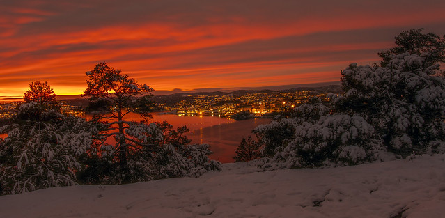 Sunset, Kristiansand, Norway