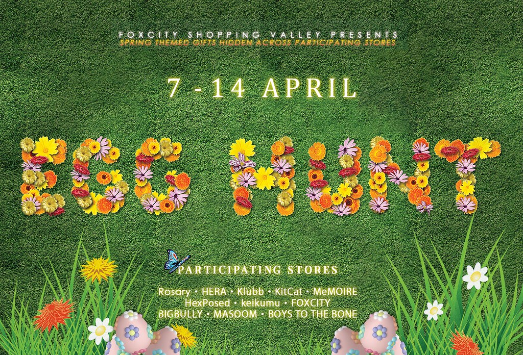 Easter Egg Sim Hunt 2023! 7 – 14 April. 11 Participating stores