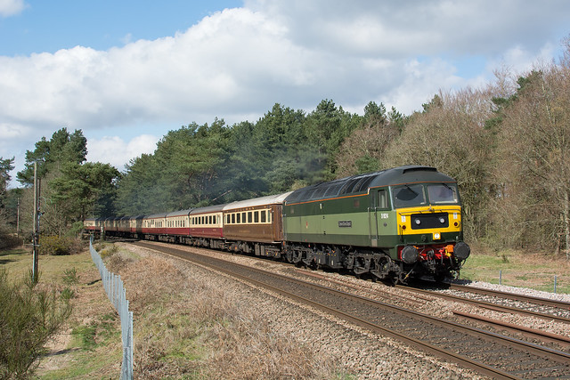 47810 Two Mile Bottom 07/04/23 - 5Z57 0947 Crewe H.S. to Norwich Low Level