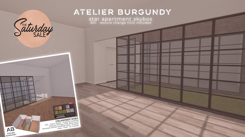 Atelier Burgundy . Star Apartment Skybox AD TSS