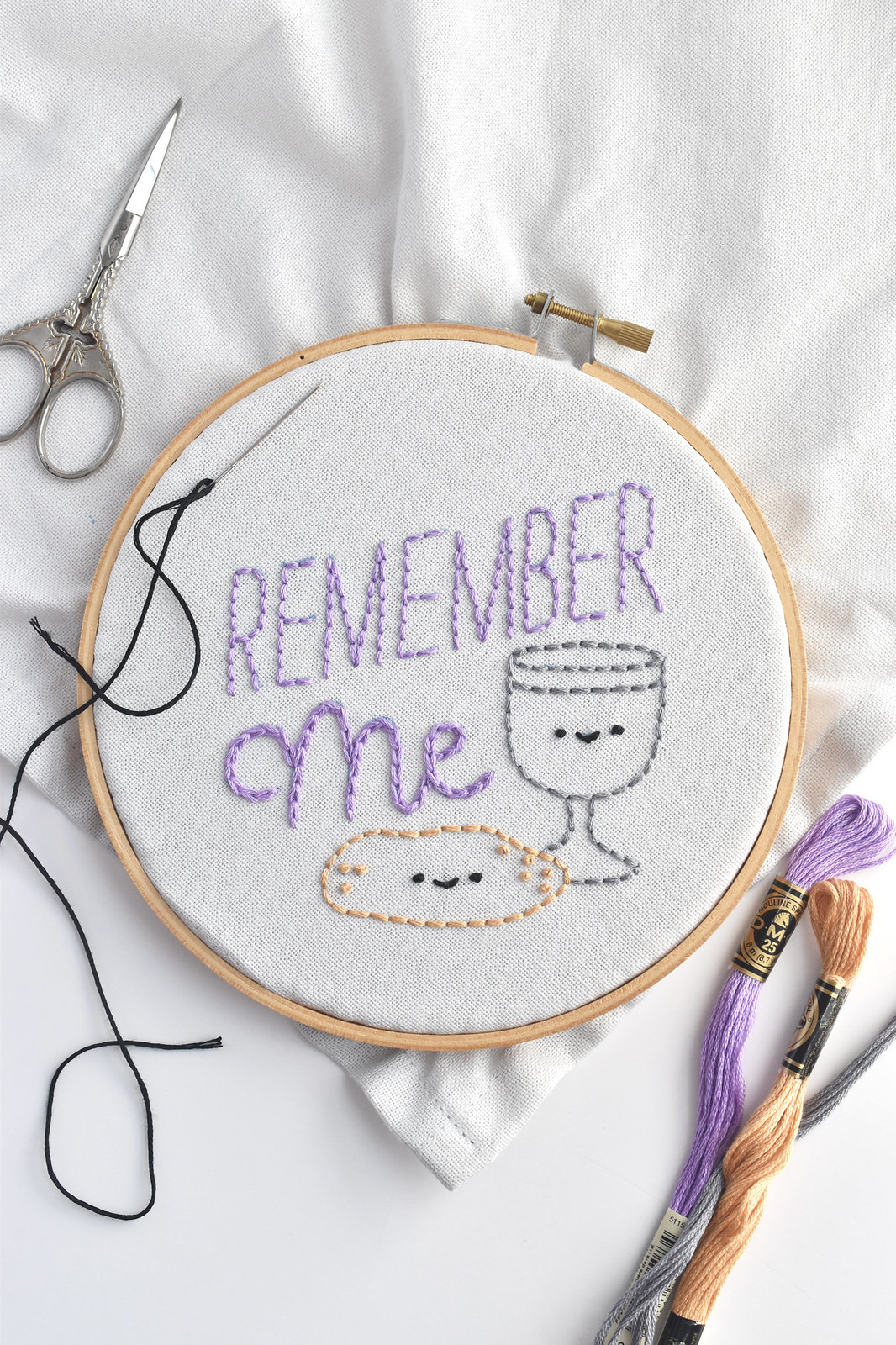 Remember Me Embroidery Pattern