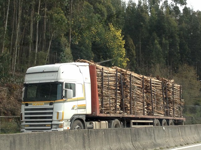Scania 124L 470 Topline Logging Flatbed