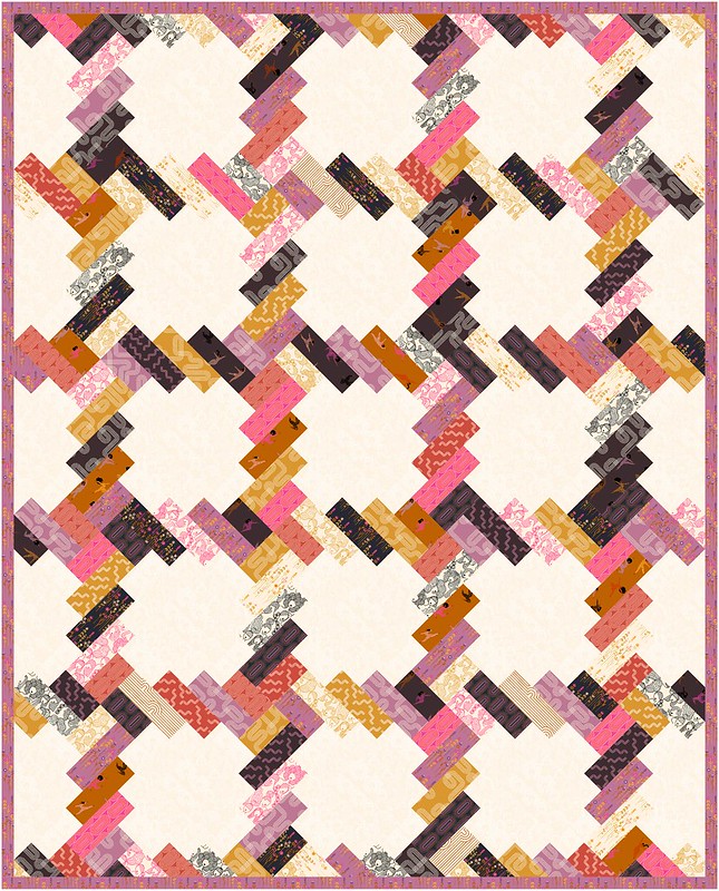 The Phoebe Quilt in Linear