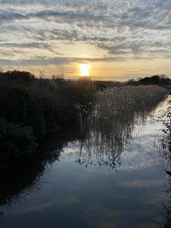 River Kenn sunset