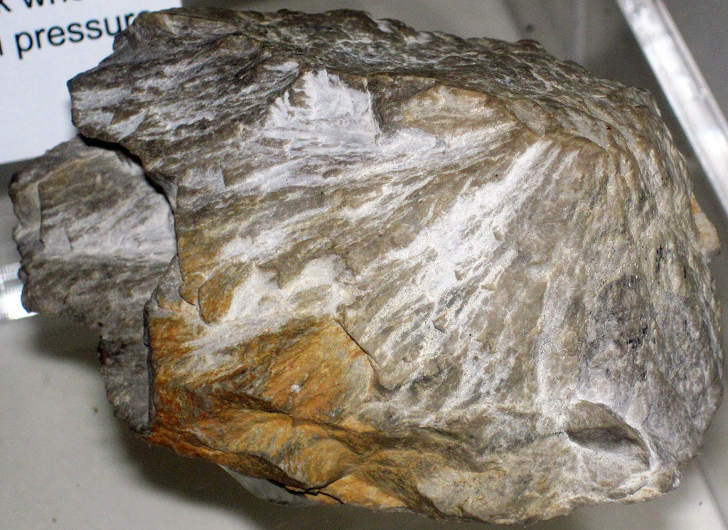 Shattercone (quarry at Kentland Dome Impact Structure, Indiana, USA) 1