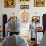 8 апреля 2023, Литургия в церкви в честь Лазаря Четверодневного (Тверь, кладбище Дм.Черкассы)