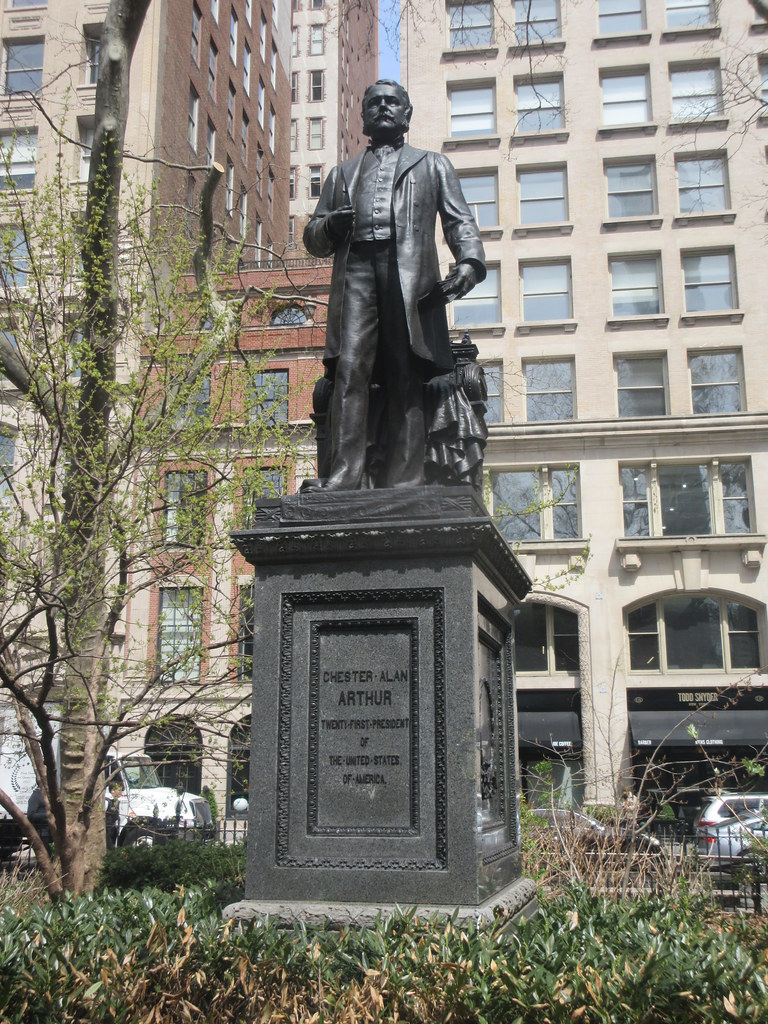 2023 Chester A Arthur Presidential Statue Madison Square Park 4293