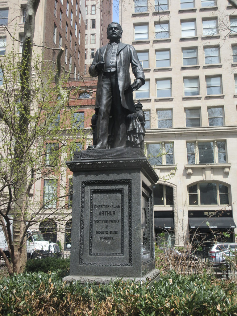 2023 Chester A Arthur Presidential Statue Madison Square Park 4291