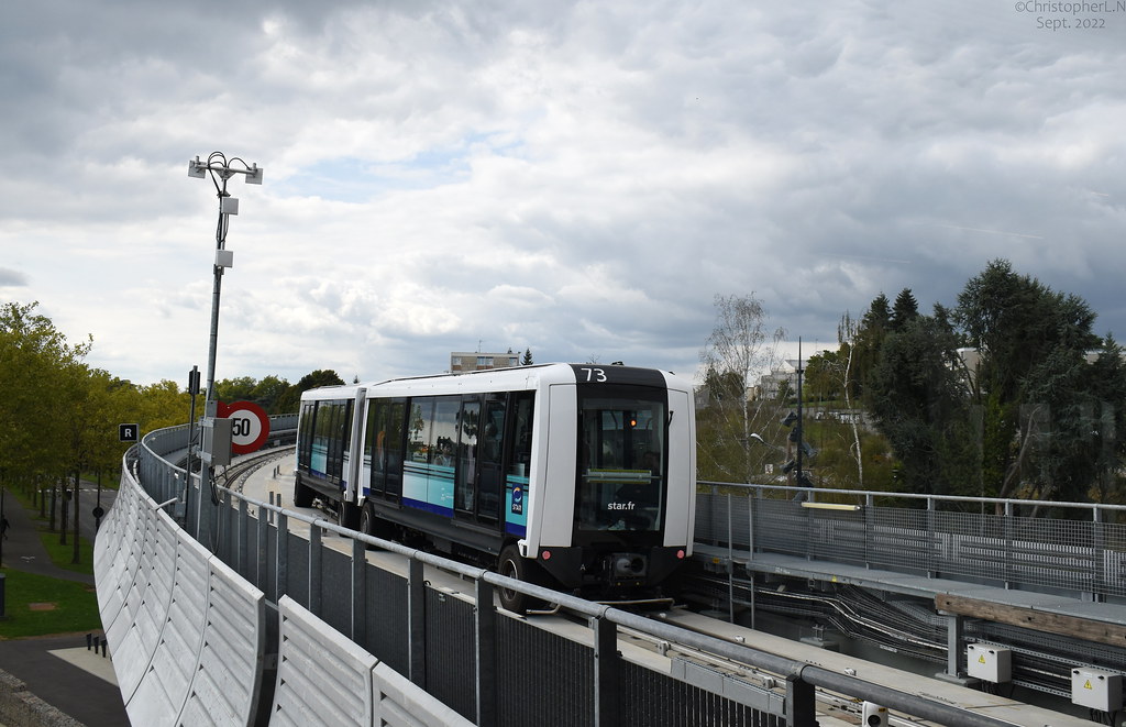 Siemens Cityval n°73 | Rennes (Réseau STAR - Ligne B) | Christopher L.N ...