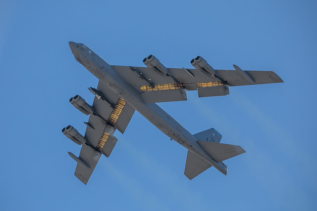 USAF B-52 at Red Flag 23-1 at Nellis AFB
