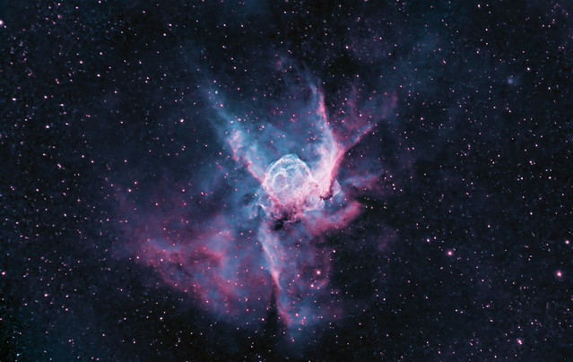 Thor’s Helmet NGC 2359 in HOO