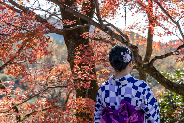 Kimono Girl at Kiyomizu-dera