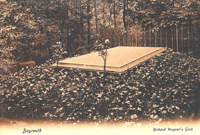 Bayreuth - Richard Wagner's Grave. And Wagner's Turbulent Life and Death.