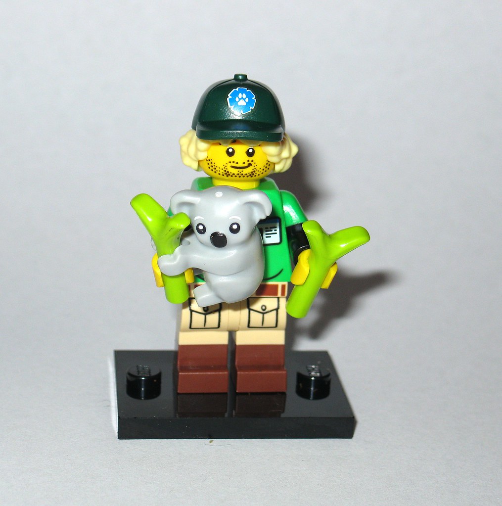 71037 8 conservationist with koala lego minifigures series 24 c with extra parts