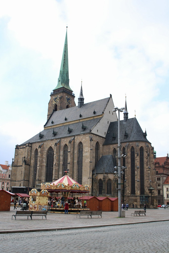 Plzeň - Pilsen: Katedrála svatého Bartoloměje - St.-Bartholomäus-Kathedrale